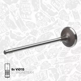 Kit de soupapes, soupapes d?admission/d?échappement ET ENGINETEAM VS0039 pour RENAULT LAGUNA 2.2 dCi - 116cv