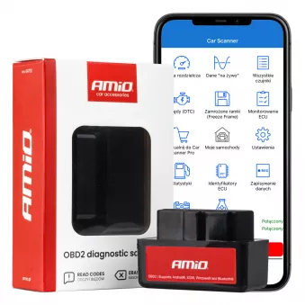 Scanner de diagnostic OBD2 Bluetooth - Mini AMIO 04732