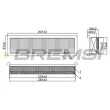 Filtre à air BREMSI [FA1597]