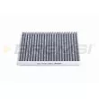 BREMSI FC0091C - Filtre, air de l'habitacle