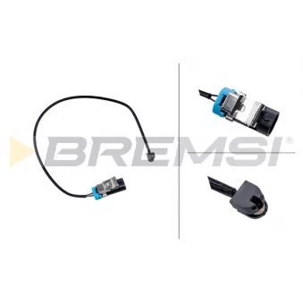 BREMSI WI0445 - Contact d'avertissement, usure des plaquettes de frein