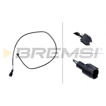 Contact d'avertissement, usure des plaquettes de frein BREMSI [WI0568]