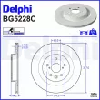 DELPHI BG5228C - Jeu de 2 disques de frein arrière