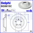 DELPHI BG9615C - Jeu de 2 disques de frein arrière
