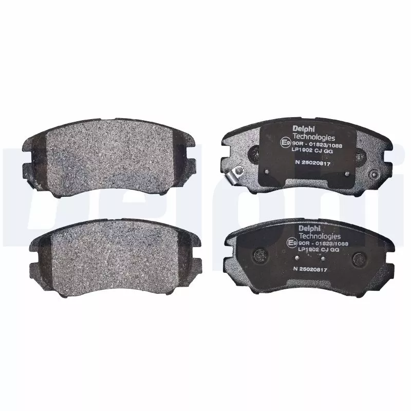 Jeu de 4 plaquettes de frein avant DELPHI LP1902 - Visuel 1