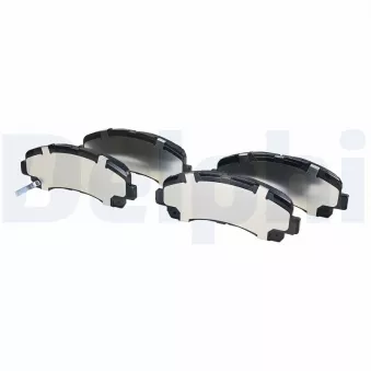 Jeu de 4 plaquettes de frein avant DELPHI LP2229 pour ISUZU D-MAX 2.5 CRDi - 163cv