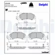 DELPHI LP2229 - Jeu de 4 plaquettes de frein avant