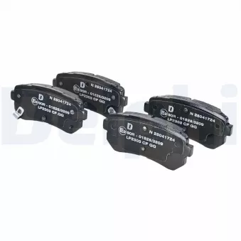 Jeu de 4 plaquettes de frein arrière DELPHI OEM 58302J9A50