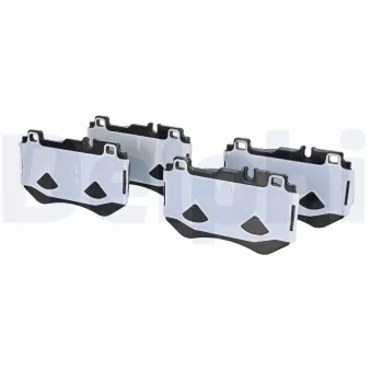 Jeu de 4 plaquettes de frein avant DELPHI LP3137 pour MERCEDES-BENZ CLASSE C C 300 d - 245cv