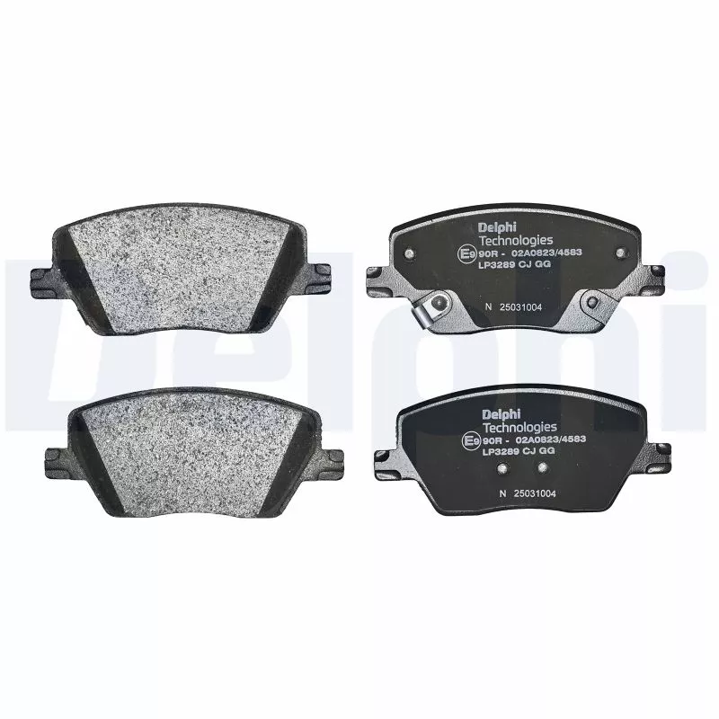 Jeu de 4 plaquettes de frein avant DELPHI LP3289 - Visuel 1