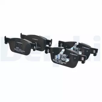 Jeu de 4 plaquettes de frein avant DELPHI LP3300 pour VOLVO S90 T8 Plug-in Hybrid AWD - 407cv