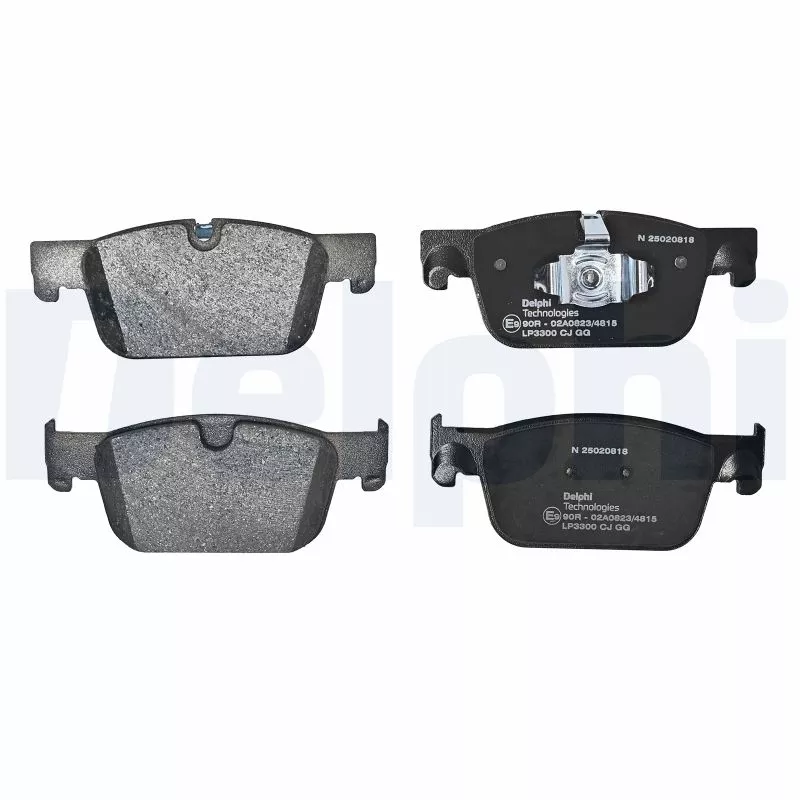 Jeu de 4 plaquettes de frein avant DELPHI LP3300 - Visuel 1