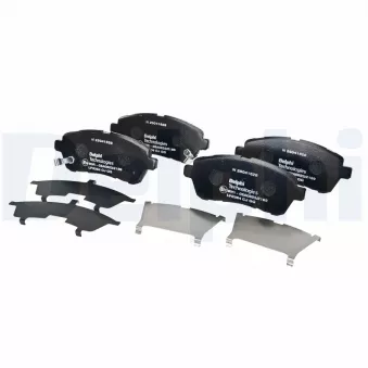 Jeu de 4 plaquettes de frein avant DELPHI OEM 5581052R50