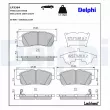 DELPHI LP3364 - Jeu de 4 plaquettes de frein avant