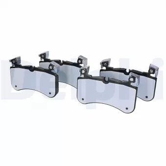 Jeu de 4 plaquettes de frein avant DELPHI LP3540 pour LAND ROVER DEFENDER P500 4x4 - 500cv