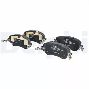 Jeu de 4 plaquettes de frein avant DELPHI LP3709 pour RENAULT MEGANE 1.4 - 120cv