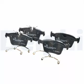 Jeu de 4 plaquettes de frein arrière DELPHI LP3838 pour VOLVO V90 2.0 B6 Mild-Hybrid AWD - 348cv