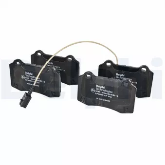 Jeu de 4 plaquettes de frein arrière DELPHI LP3866 pour MASERATI GHIBLI 3.0 D - 250cv