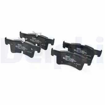 Jeu de 4 plaquettes de frein arrière DELPHI LP3873 pour SAAB 900 2,0 TDI - 150cv