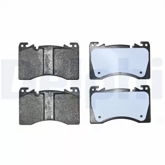 Jeu de 4 plaquettes de frein avant DELPHI LP3899 pour LAND ROVER RANGE ROVER SPORT 3,0 D350 MHEV AWD - 351cv