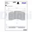 DELPHI LP3899 - Jeu de 4 plaquettes de frein avant