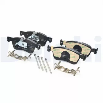 Jeu de 4 plaquettes de frein avant DELPHI LP3914 pour MERCEDES-BENZ CLASSE T T 160 CDI - 95cv