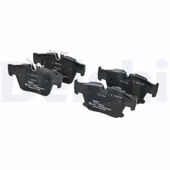 Jeu de 4 plaquettes de frein arrière DELPHI LP3924 pour BMW Série 7 740i Mild-Hybrid - 381cv