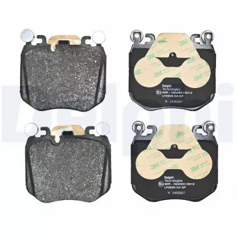 Jeu de 4 plaquettes de frein avant DELPHI LP3926 pour BMW Série 7 i7 xDrive60 - 544cv