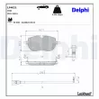 DELPHI LP4021 - Jeu de 4 plaquettes de frein avant