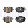 DELPHI LP5069EV - Jeu de 4 plaquettes de frein arrière