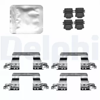 Kit d'accessoires, plaquette de frein à disque DELPHI LX0832 pour BMW Série 2 220 i - 178cv