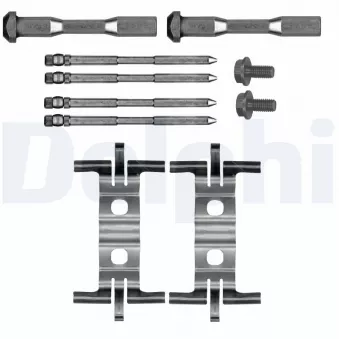 Kit d'accessoires, plaquette de frein à disque DELPHI OEM 2003984