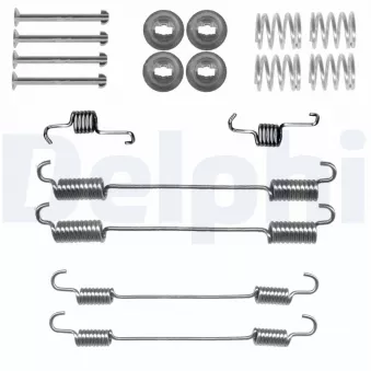 Kit d'accessoires, mâchoire de frein DELPHI LY1447 pour RENAULT KANGOO 1,5 Blue dCi 75 - 75cv