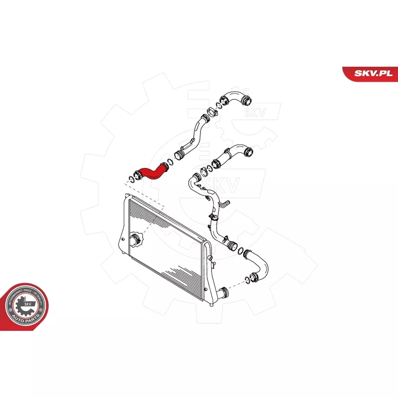 Gaine de suralimentation avant droit ESEN SKV 24SKV049 - Visuel 2