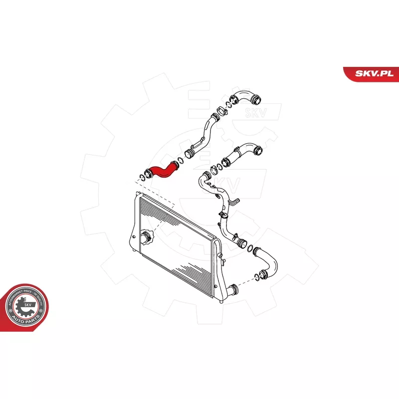 Gaine de suralimentation avant droit ESEN SKV 24SKV074 - Visuel 2