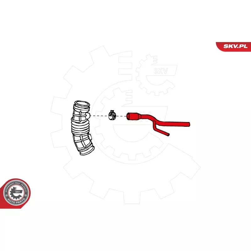 Durite de radiateur ESEN SKV 24SKV207 - Visuel 2