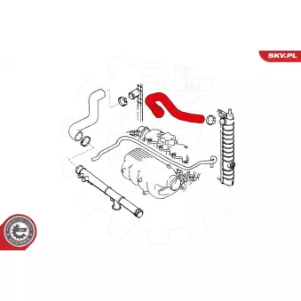 ESEN SKV 24SKV328 - Durite de radiateur