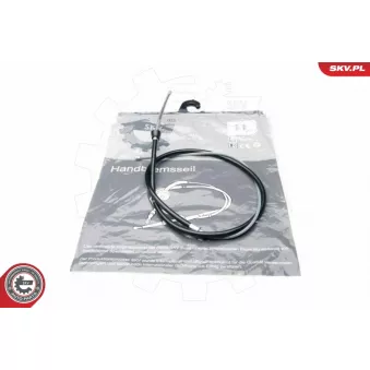 Tirette à câble, frein de stationnement arrière gauche ESEN SKV OEM 6Q0609721N