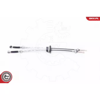 Tirette à câble, boîte de vitesse manuelle ESEN SKV 27SKV014 pour CITROEN JUMPY 2.0 HDI 110 16V - 109cv