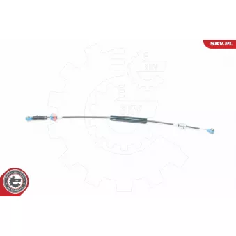 Tirette à câble, boîte de vitesse manuelle ESEN SKV OEM 7701479004