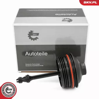 Couvercle, boîtier du filtre à huile ESEN SKV 31SKV398 pour SEAT IBIZA 1.2 TDI - 75cv