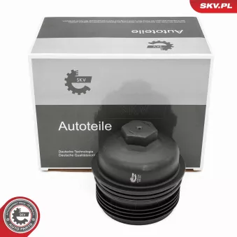 Couvercle, boîtier du filtre à huile ESEN SKV 31SKV404 pour VOLKSWAGEN TOUAREG 3.0 V6 TDI - 262cv