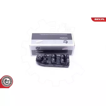 Interrupteur, lève-vitre ESEN SKV 37SKV036 pour PORSCHE PANAMERA 523 i - 190ch