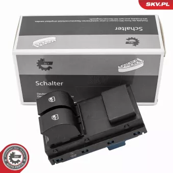 Interrupteur, lève-vitre avant gauche ESEN SKV 37SKV206 pour FIAT GRANDE PUNTO 1.4 GPL - 78cv