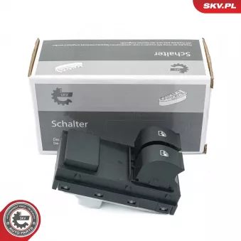 Interrupteur, lève-vitre ESEN SKV 37SKV436 pour FIAT GRANDE PUNTO 1.4 GPL - 78cv