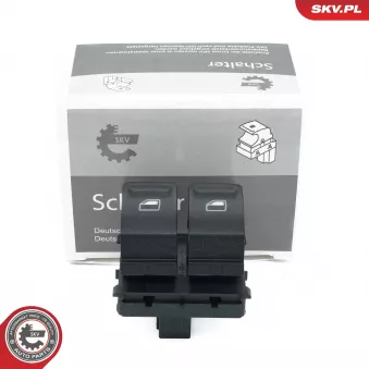 Interrupteur, lève-vitre avant gauche ESEN SKV 37SKV477 pour SKODA OCTAVIA 2.0 TSI 4x4 - 190cv