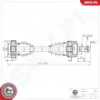 Arbre de transmission ESEN SKV [40SKV228]