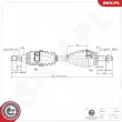 Arbre de transmission ESEN SKV [40SKV353]