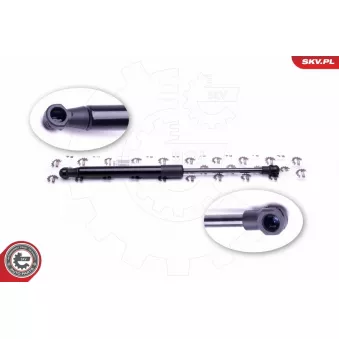 Vérin, capot-moteur ESEN SKV 52SKV020 pour RENAULT R25 320 d - 150cv