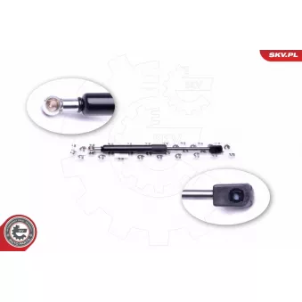 Vérin de hayon, de coffre ESEN SKV 52SKV307 pour AUDI 80 2.0 E quattro - 115cv